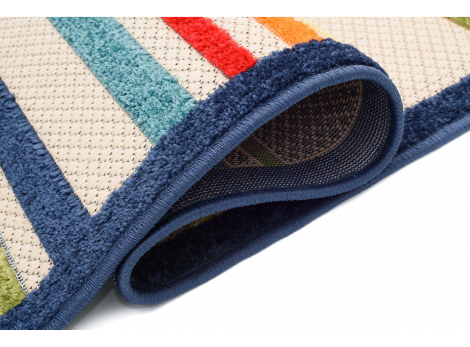 Kusový koberec AVENTURA Stripes - krémový