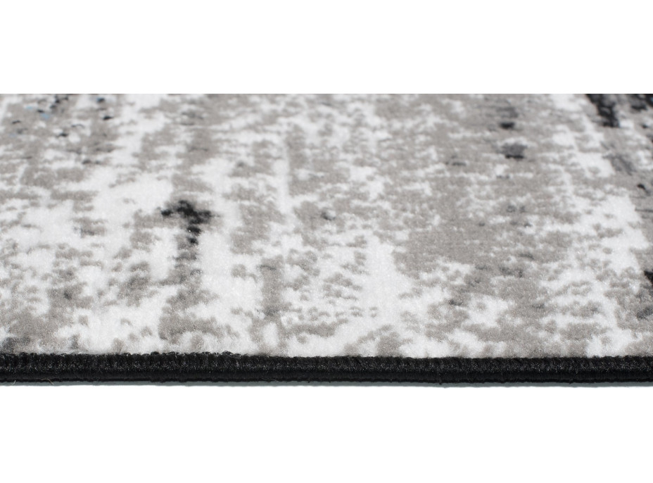 Kusový koberec MAYA Fog - modrý/černý/šedý