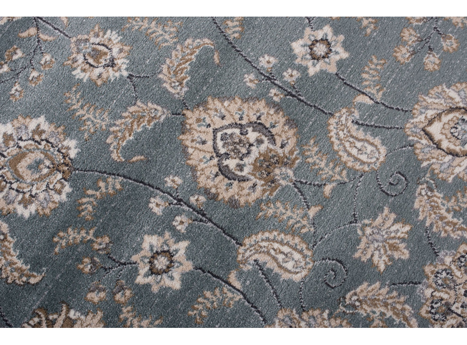 Kusový koberec COLORADO Leaves - modrý