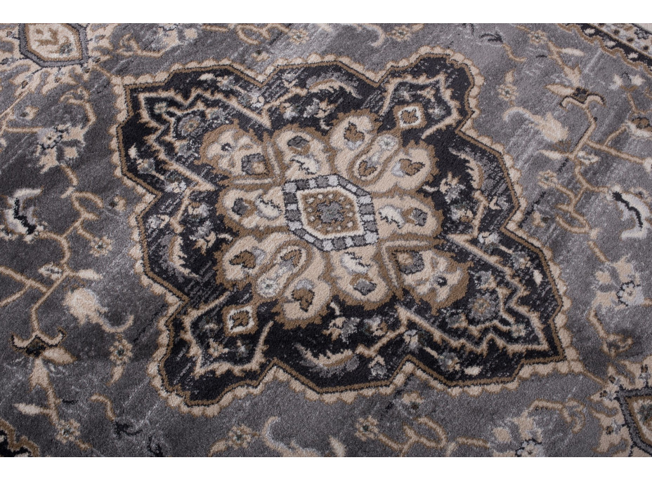 Kusový koberec COLORADO Ornament - šedý
