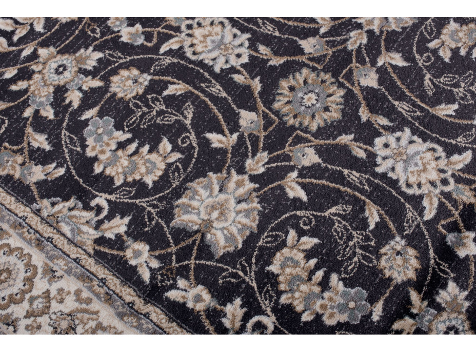 Kusový koberec COLORADO Rim - tmavě šedý