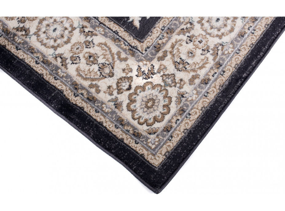 Kusový koberec COLORADO Rim - tmavě šedý