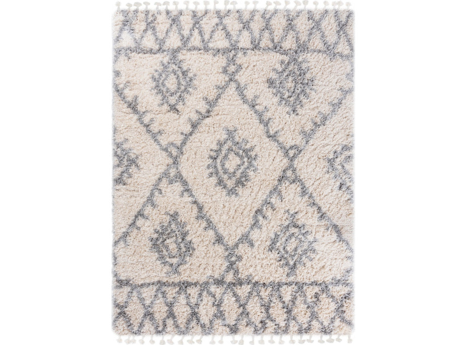 Kusový koberec AZTEC krémový/světle šedý - typ I
