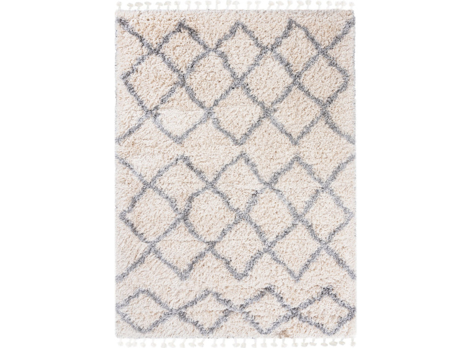 Kusový koberec AZTEC krémový/světle šedý - typ C