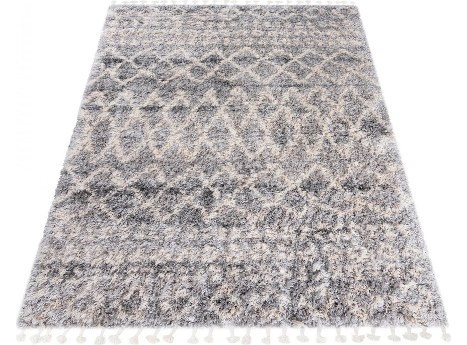 Kusový koberec AZTEC světle šedý - typ J