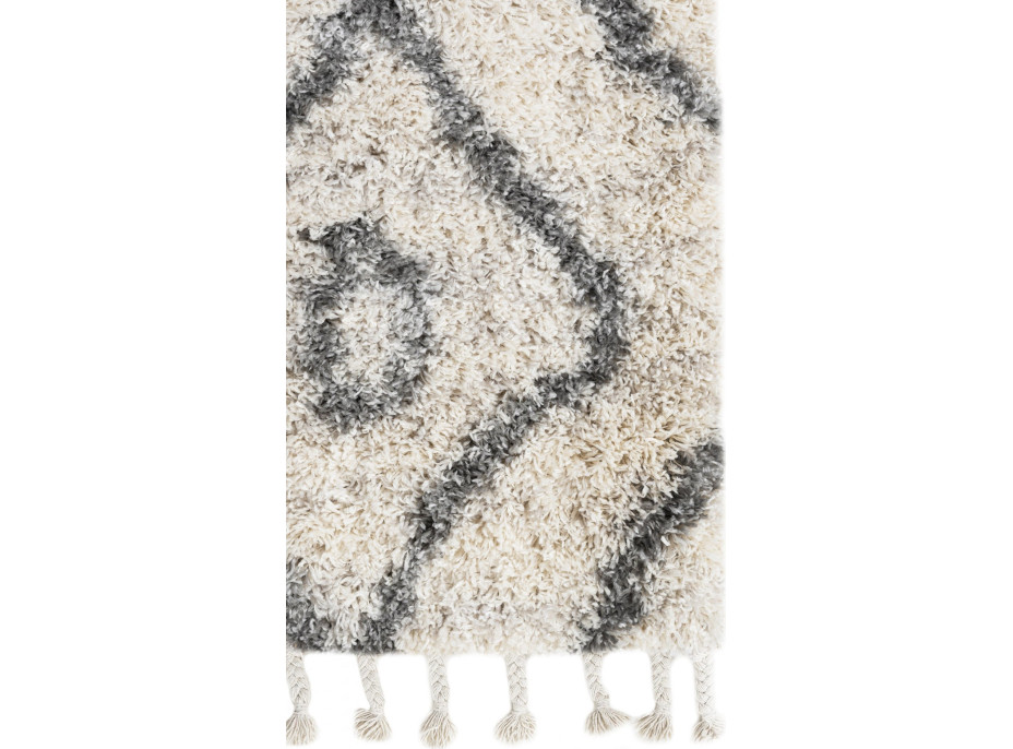Kusový koberec AZTEC krémový/světle šedý - typ F