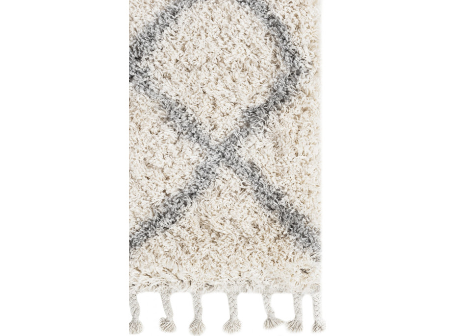 Kusový koberec AZTEC krémový/světle šedý - typ C