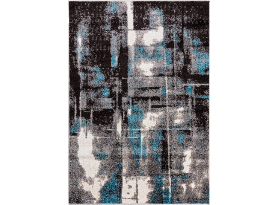 Kusový koberec FIESTA Art - modrý/šedý