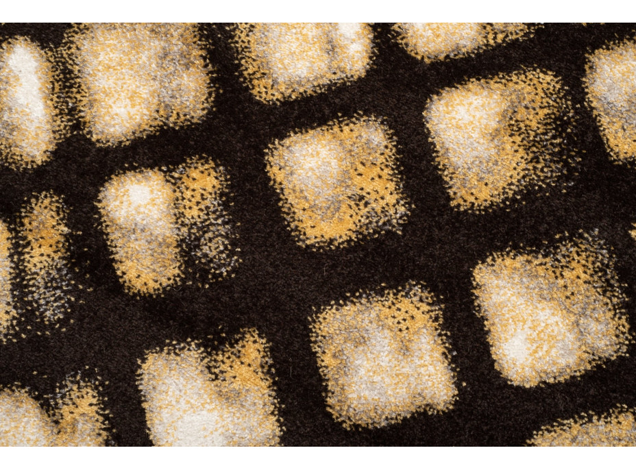 Kusový koberec FIESTA Grid - žlutý