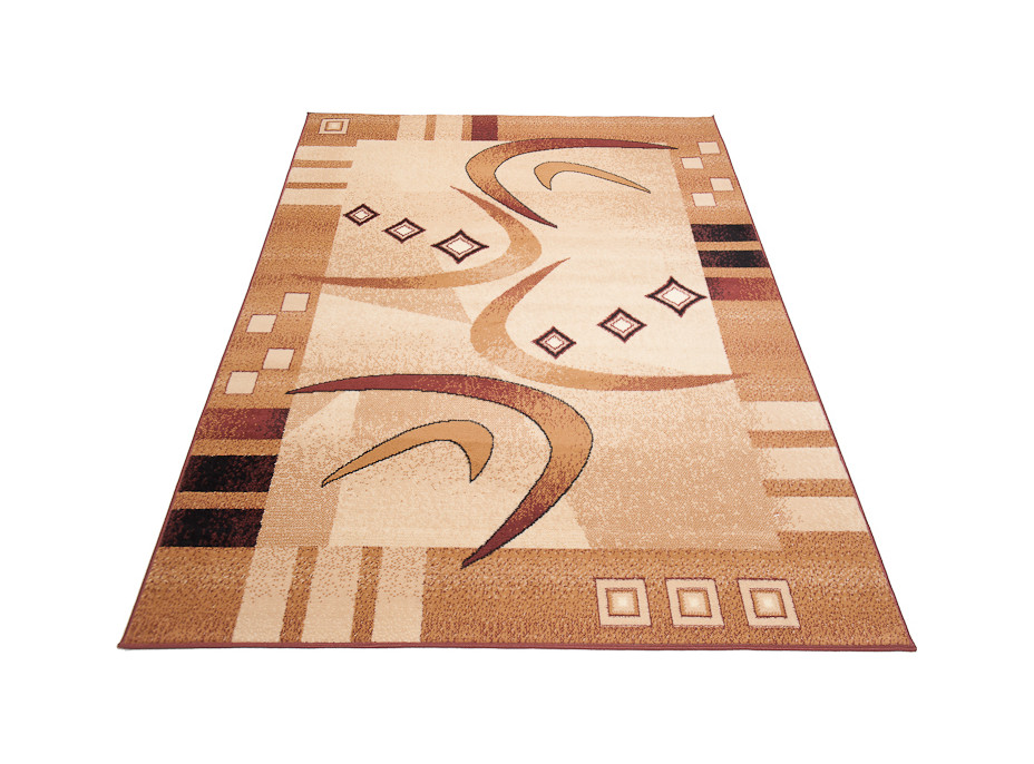 Kusový koberec ATLAS Modern - béžový/světle béžový