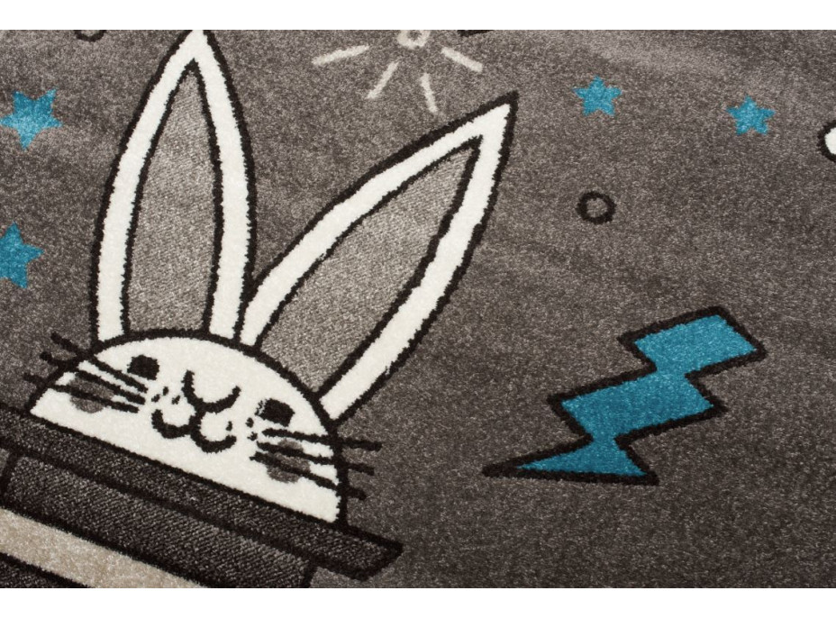 Kusový koberec FIESTA Rabbit - modrý