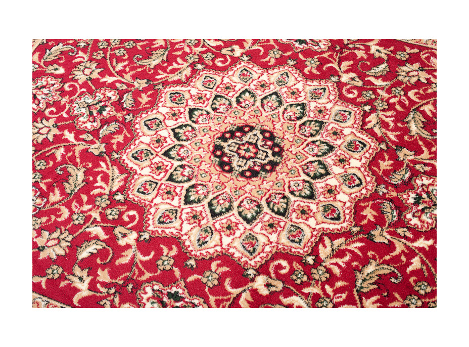 Kusový koberec ATLAS Marino - béžový/červený