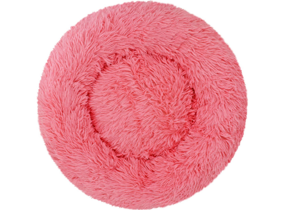 Plyšový pelíšek pro psy CANIS 60 cm - růžový