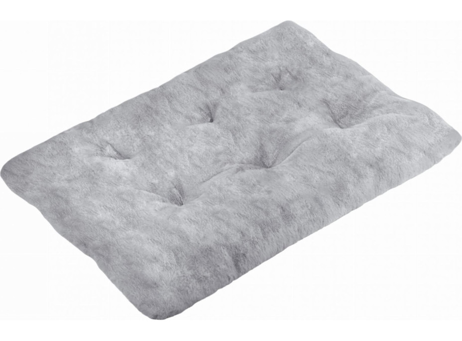 Pelíšek pro psy RABBIT 70x100 cm - imitace králičí kožešiny - světle šedý