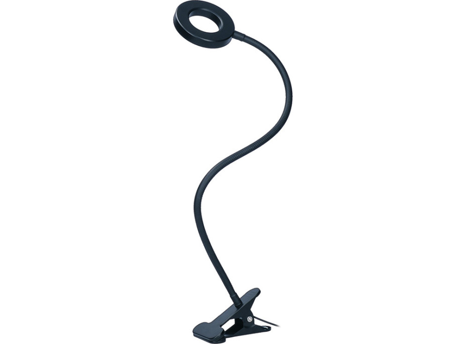 LED stmívatelná stolní lampička s klipem - 300lm - USB