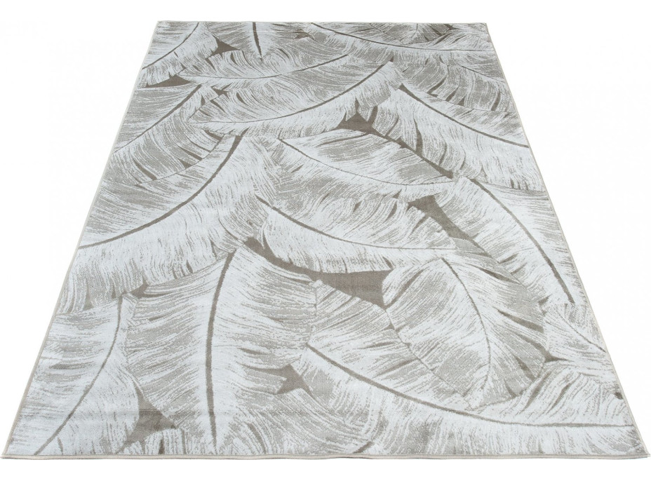 Kusový koberec ISFAHAN Palms - béžový/stříbrný