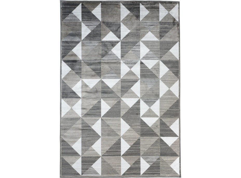 Kusový koberec ISFAHAN Geometry - tmavě šedý