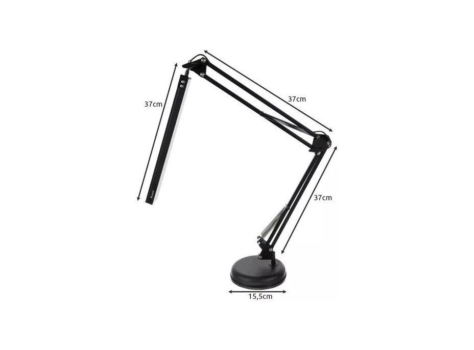 Stolní USB LED lampa 2v1 Izoxis - černá