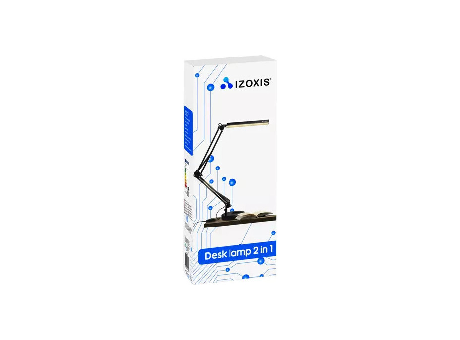 Stolní USB LED lampa 2v1 Izoxis - černá