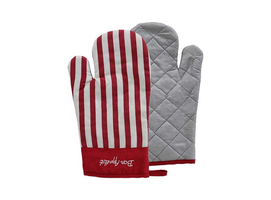 Kuchyňská rukavice BON APETIT 17x28 cm - červená