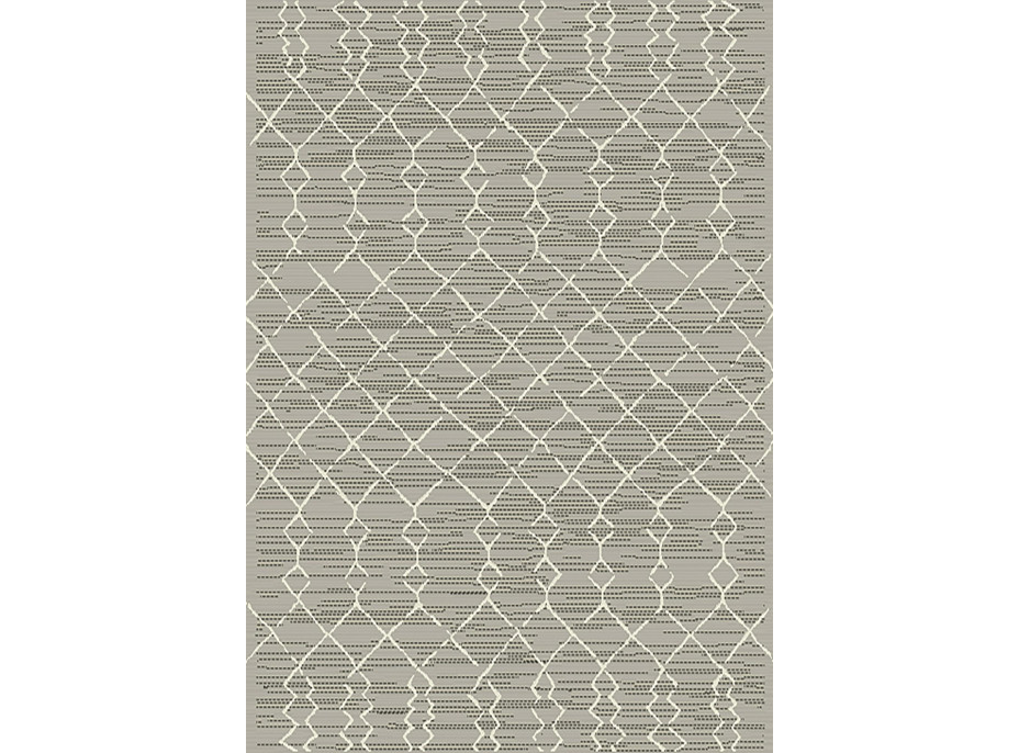 Kusový koberec JOGO Net - šedý/bílý