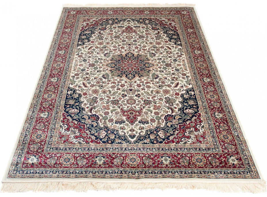 Kusový koberec ISFAHAN Baba - krémový/červený