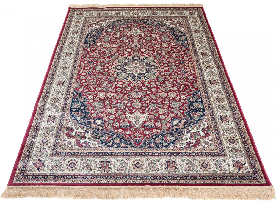 Kusový koberec ISFAHAN Baba - červený/tmavě modrý