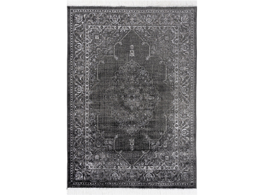 Kusový koberec ISFAHAN Malek - tmavě šedý