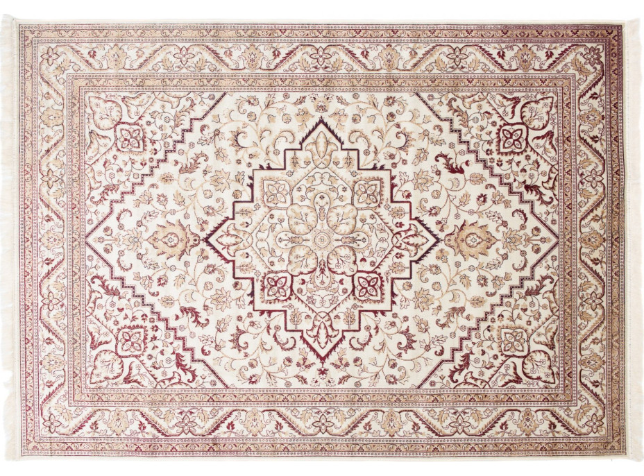 Kusový koberec ISFAHAN Tirgan - krémový/červený