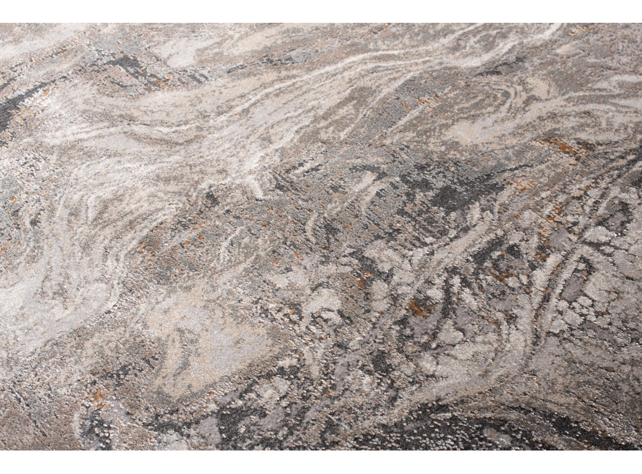 Kusový koberec FEYRUZ Marble - světle šedý/šedý