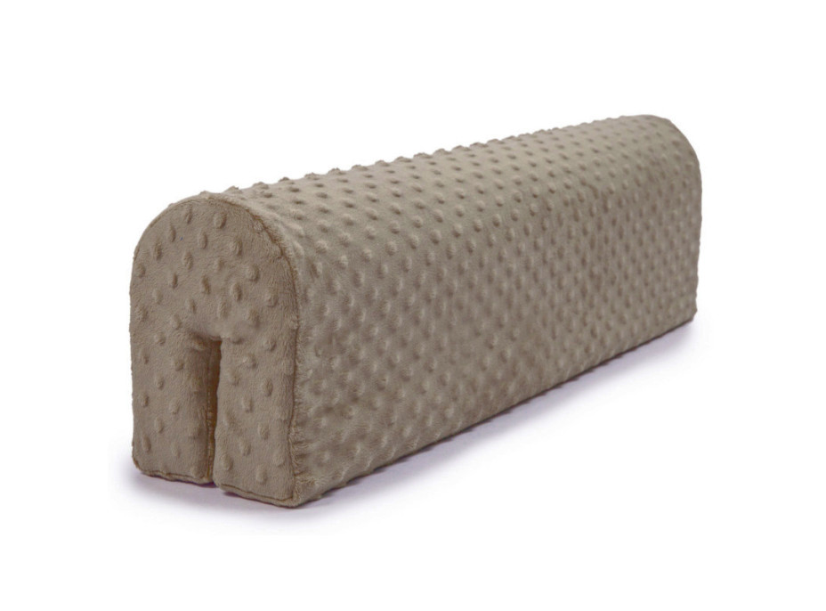 Chránič na dětskou postel MINKY 70 cm - béžový