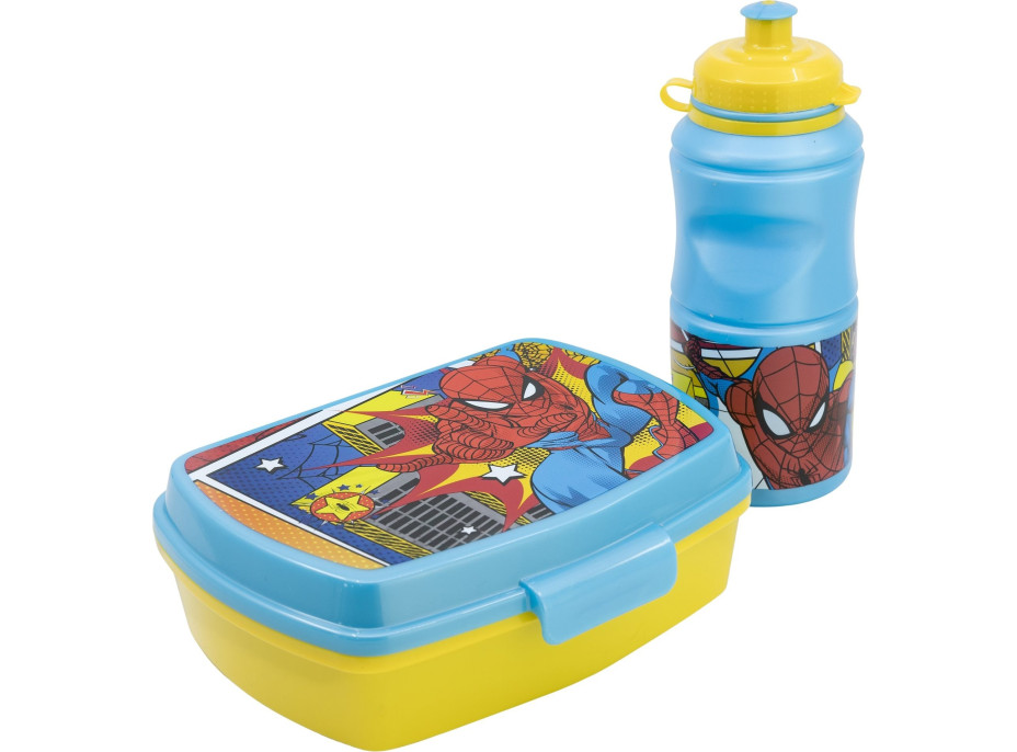 STOR Dětská jídelní sada 2v1 Spiderman