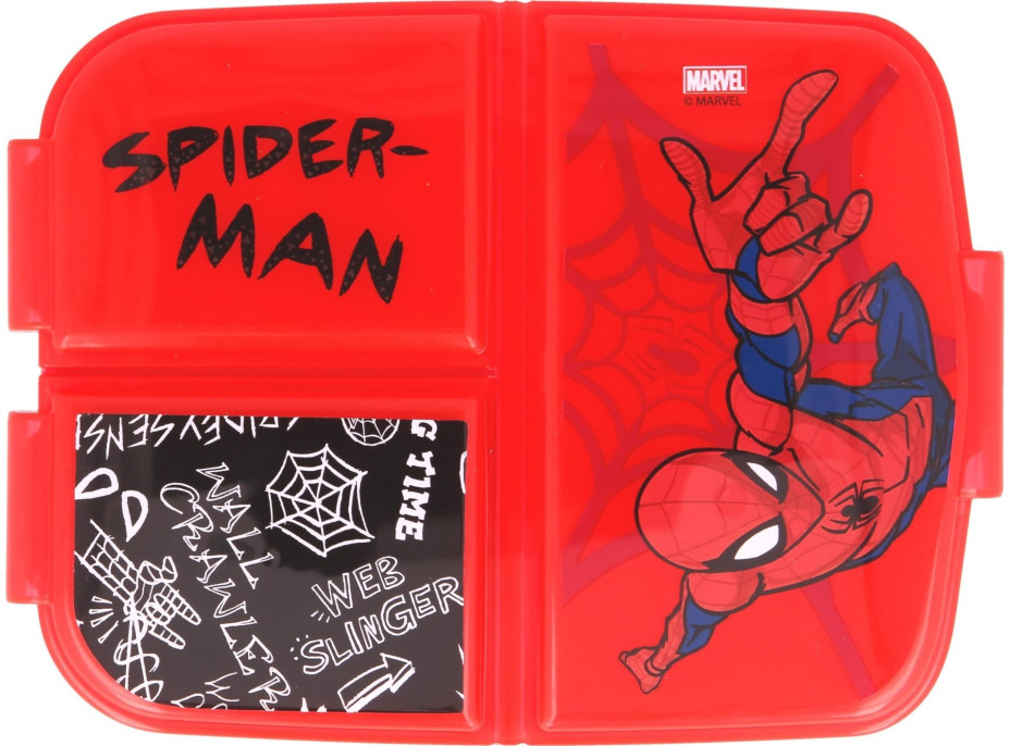 STOR Multi Box na svačinu Spiderman: Pavoučí síť