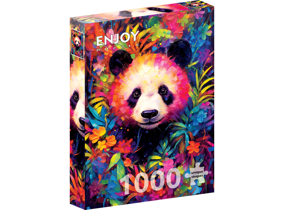 ENJOY Puzzle Hravé pandí mládě 1000 dílků