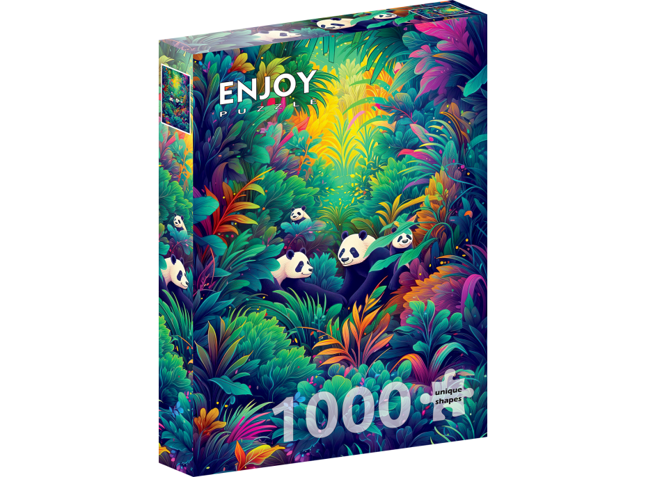 ENJOY Puzzle Pandí nebe 1000 dílků