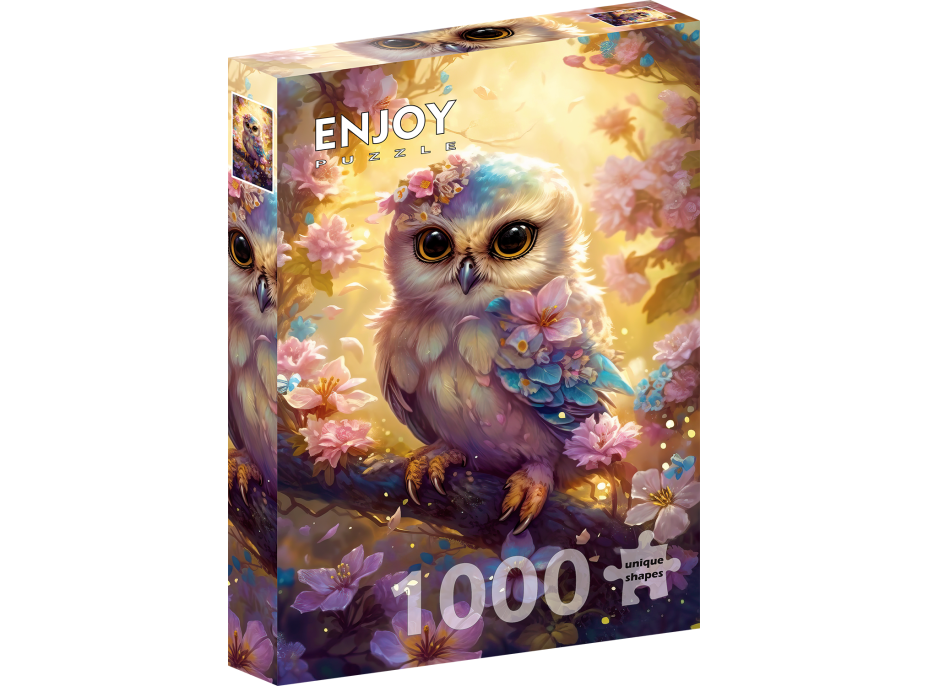 ENJOY Puzzle Roztomilá sovička 1000 dílků