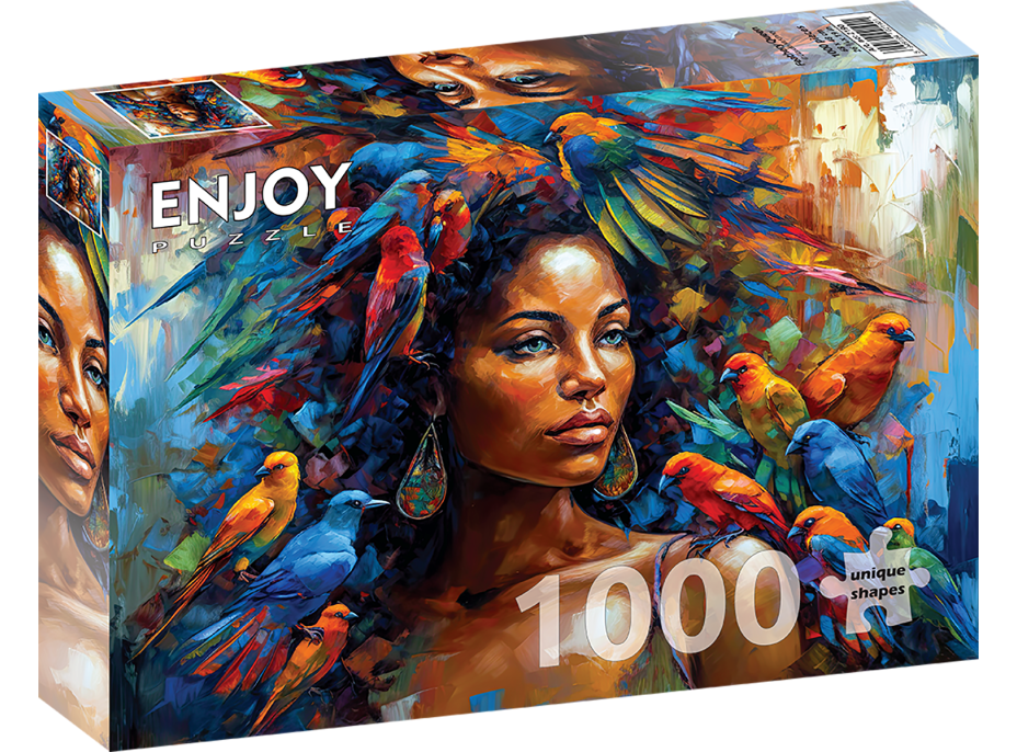 ENJOY Puzzle Peříčková královna 1000 dílků