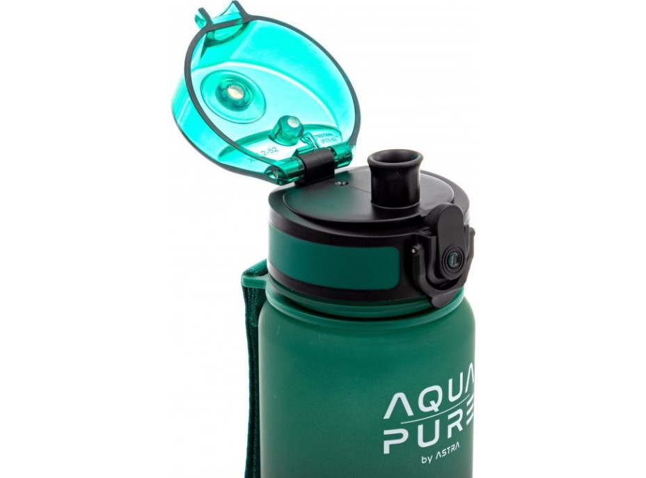 ASTRA Zdravá láhev na vodu Aqua Pure 400 ml černo-zelená