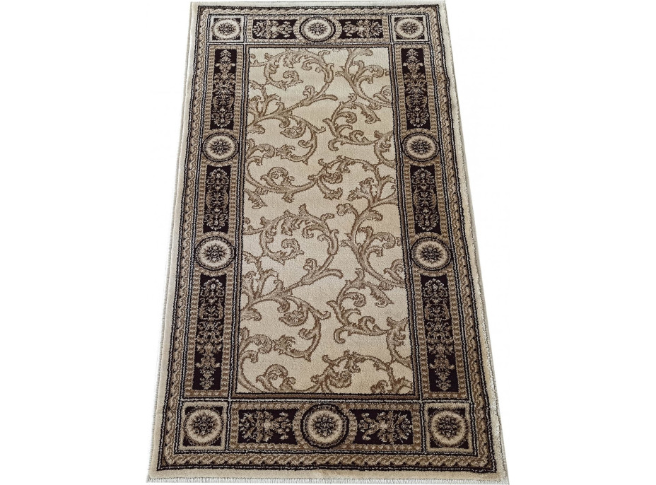 Kusový koberec NOBLE twigs - krémový/hnědý