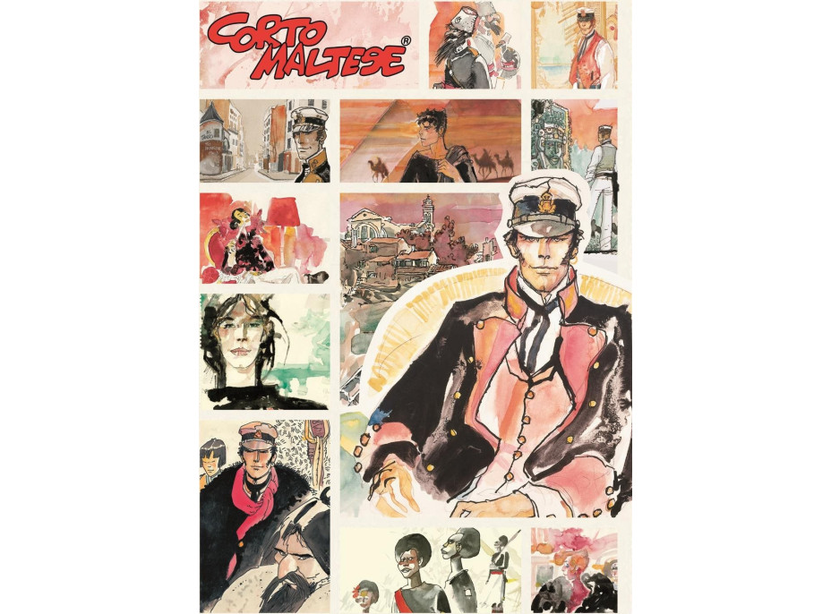 CLEMENTONI Puzzle Corto Maltese: Daleká cesta 1000 dílků