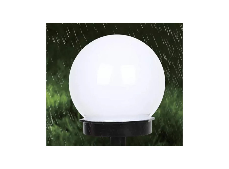 Solární zahradní lampa - koule - sada 6 ks