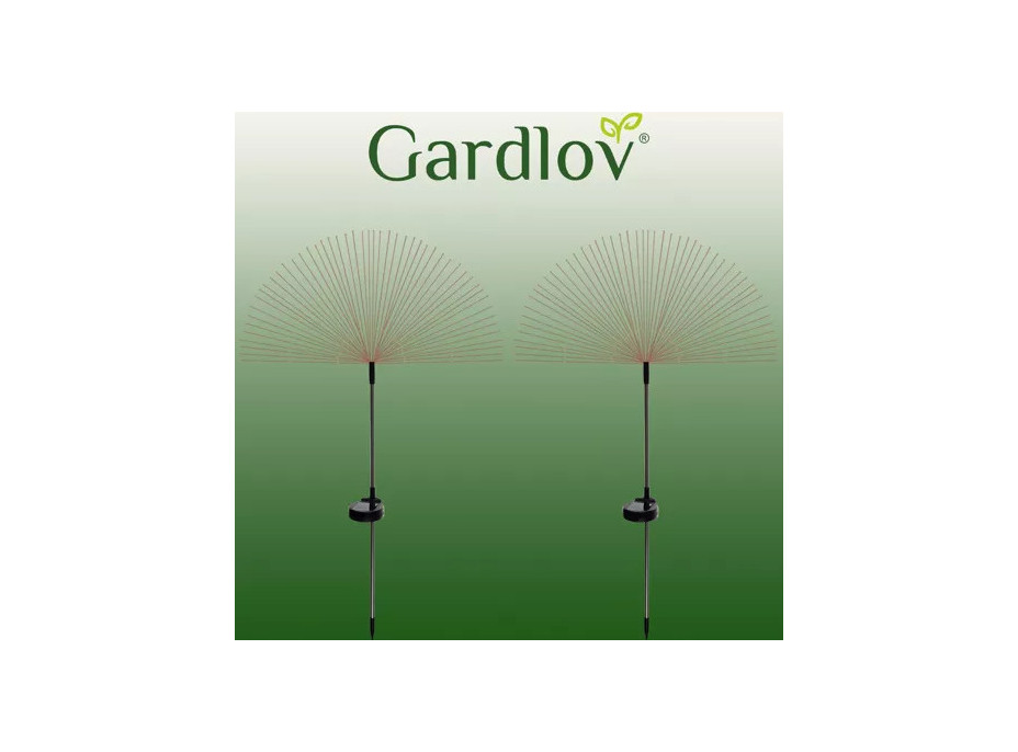 Solární zahradní lampa - pampelišky - 2 kusy