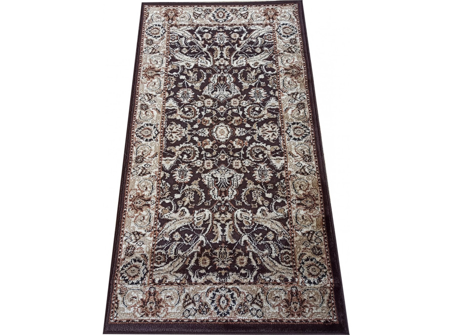 Kusový koberec NOBLE exclusive - tmavě hnědý