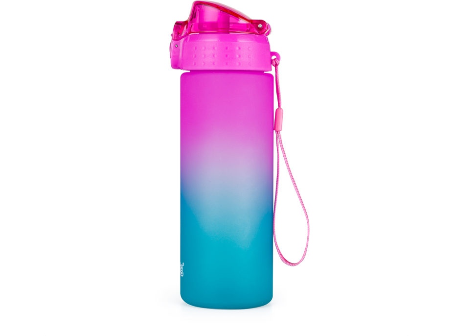 OXYBAG Láhev na pití OXY Click 600 ml OXY Ombre Blue-Pink