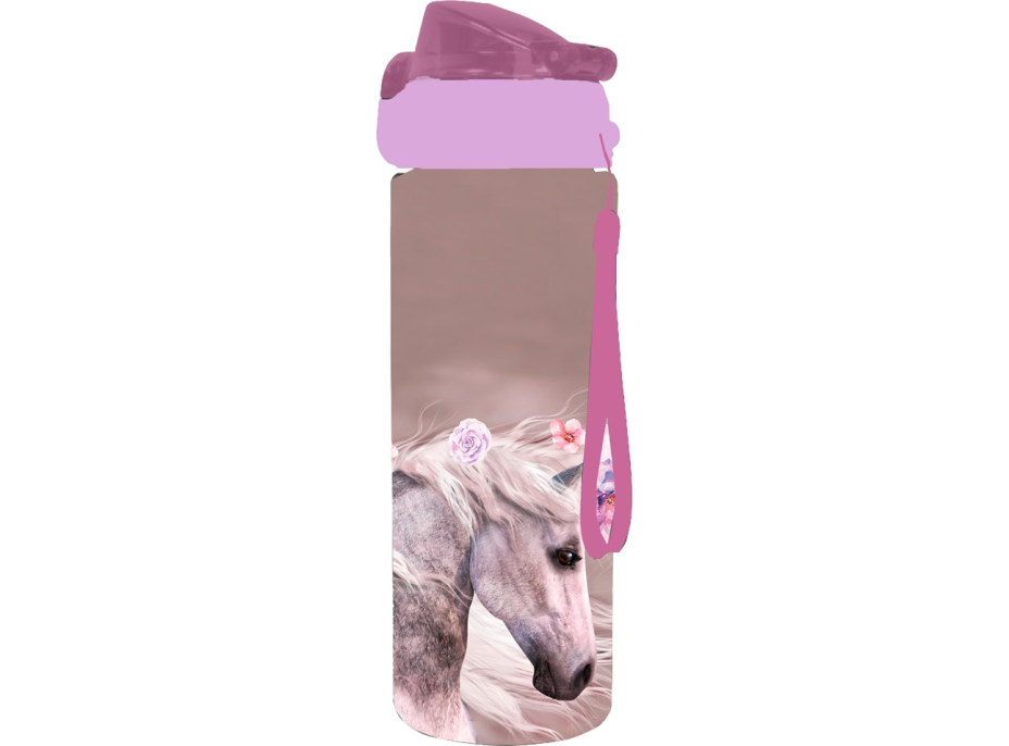 OXYBAG Láhev na pití OXY CLICK Kůň Romantic 500 ml