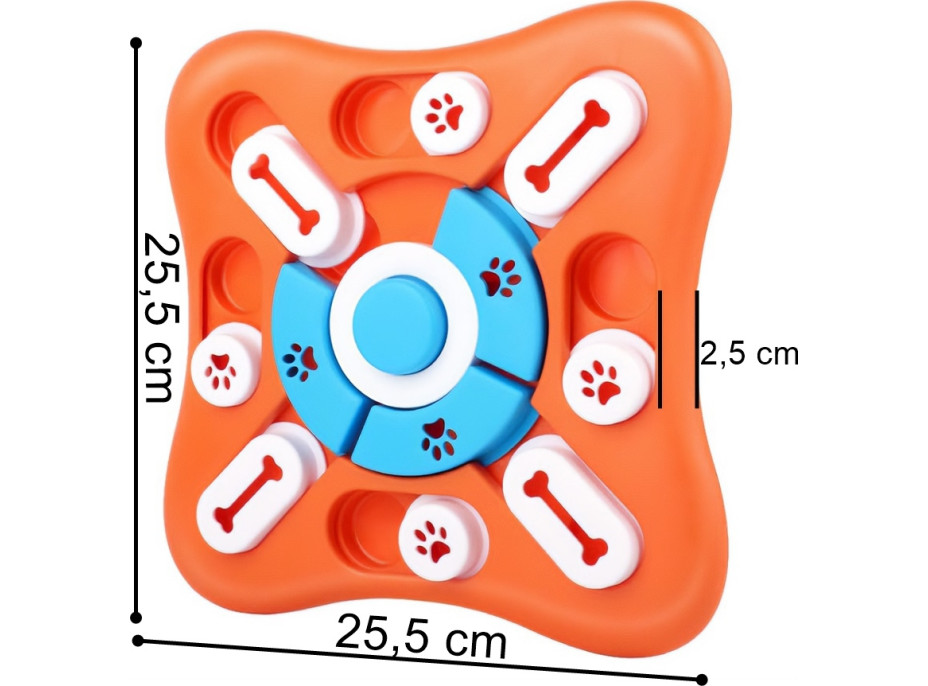 Interaktivní hračka pro psy PONGO - oranžová