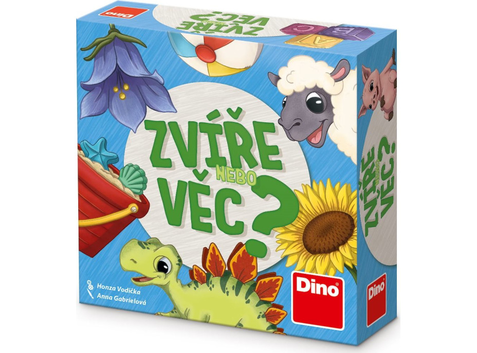 DINO Cestovní hra Zvíře nebo věc?