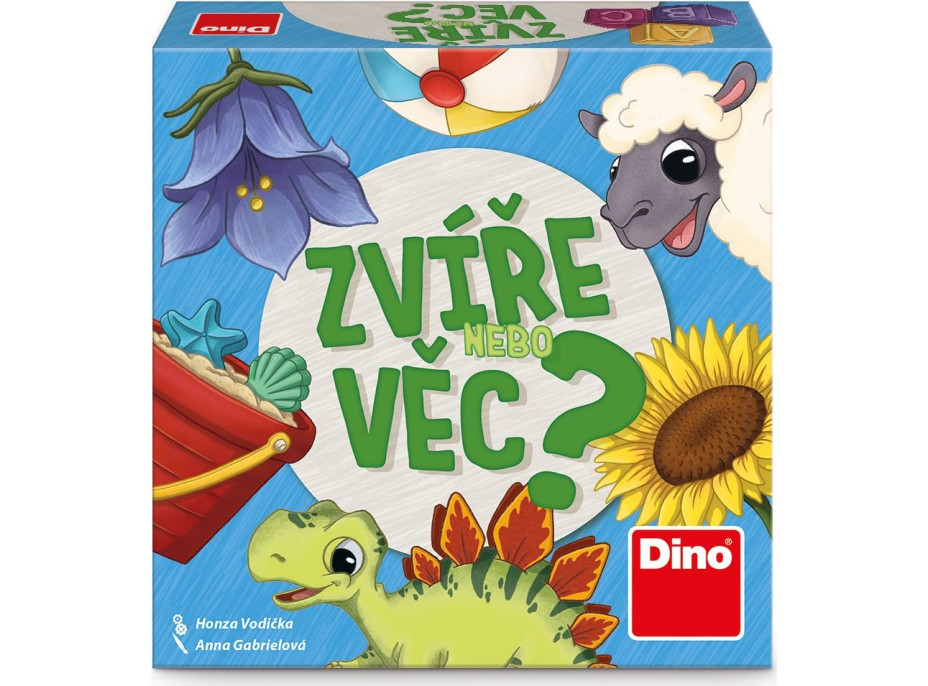 DINO Cestovní hra Zvíře nebo věc?