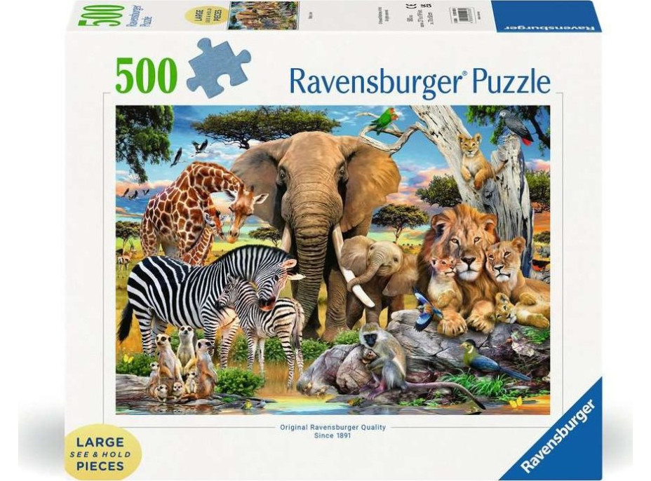 RAVENSBURGER Puzzle Mateřská láska XXL 500 dílků