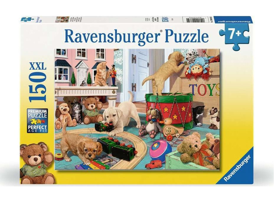 RAVENSBURGER Puzzle Štěňata XXL 150 dílků